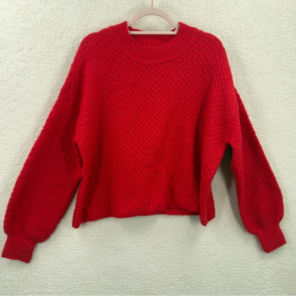 Jessica Simpson Red Sweater Size L New